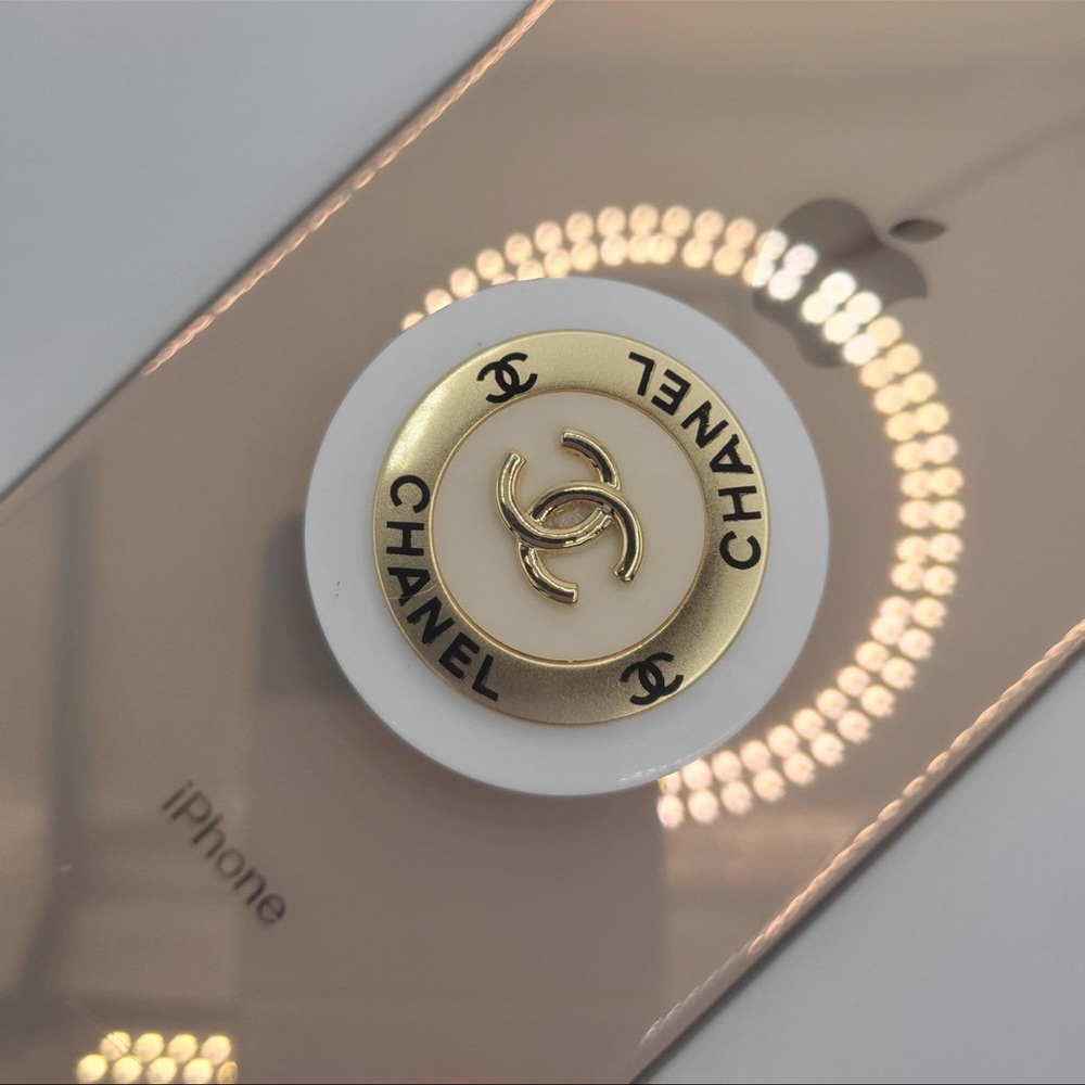 CHANEL Beauty VIP gift Gold and White Phone Accessory